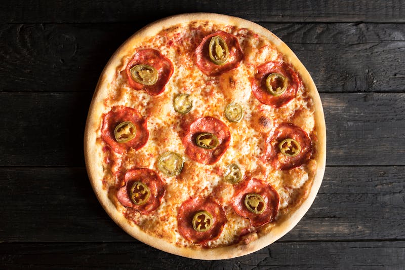 Spicy Diavola Pizza from Papa Ginos