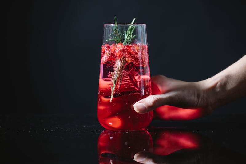 Italian Soda refreshing drink at Papa Ginos